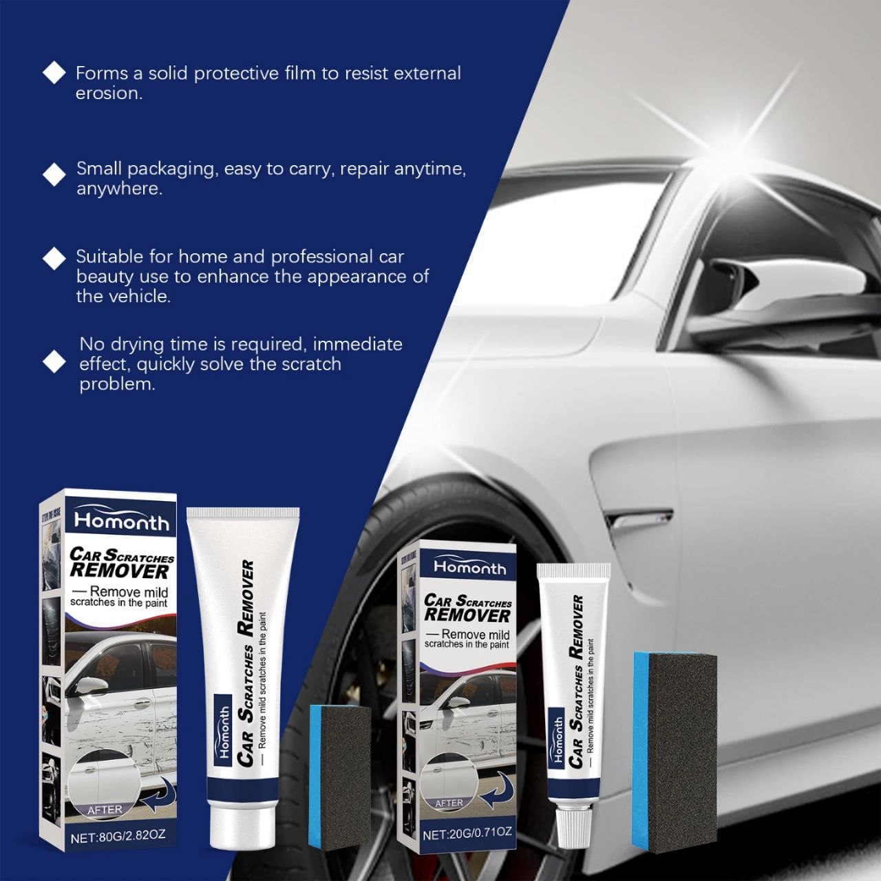 Crème anti rayure automobile